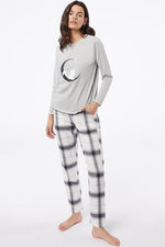 ETAM - חליפת פיג'מה 3 חלקים MADELEINE - MASHBIR//365
