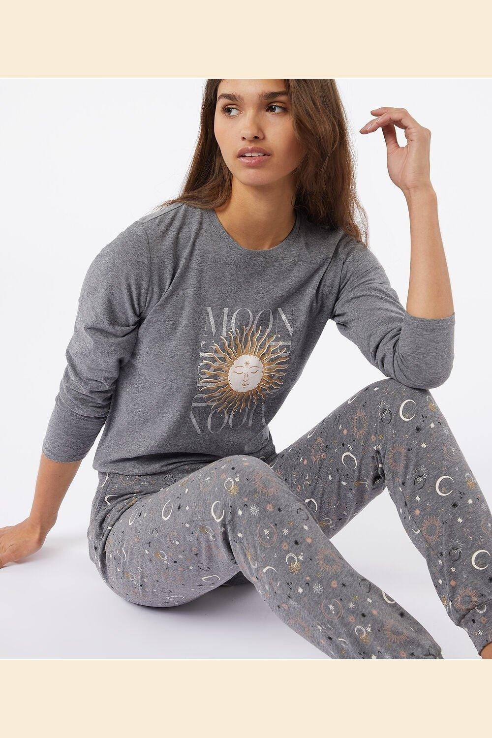 ETAM - חליפת פיג'מה 3 חלקים MILLANE - MASHBIR//365