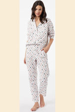 ETAM - חליפת פיג'מה MELINI בהדפס חתולים - MASHBIR//365