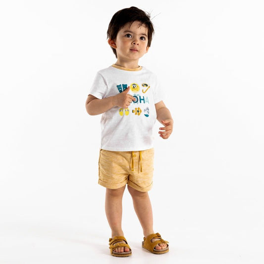 OBAIBI - חליפת מכנס וחולצה עם הדפס לתינוקות - MASHBIR//365