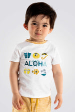 OBAIBI - חליפת מכנס וחולצה עם הדפס לתינוקות - MASHBIR//365