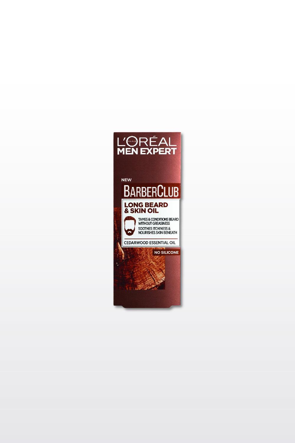 LOREAL MEN EXPERT - LOREAL MEN EXPERT BARBER CLUB שמן לזקן ארוך ולפנים 30 מ"ל - MASHBIR//365