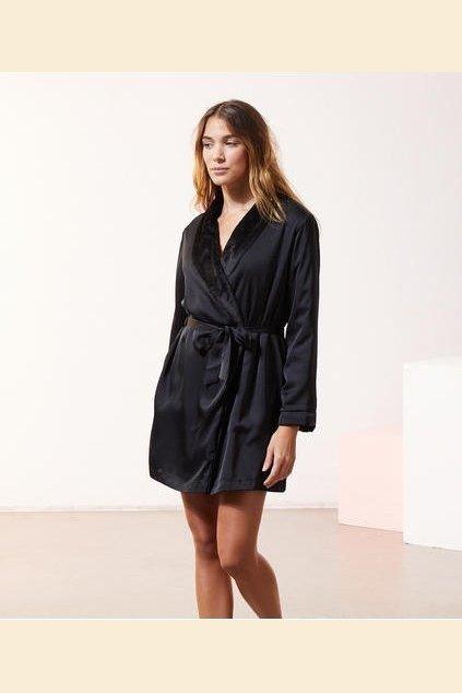 ETAM - חלוק ALASKA פרוותי שחור - MASHBIR//365