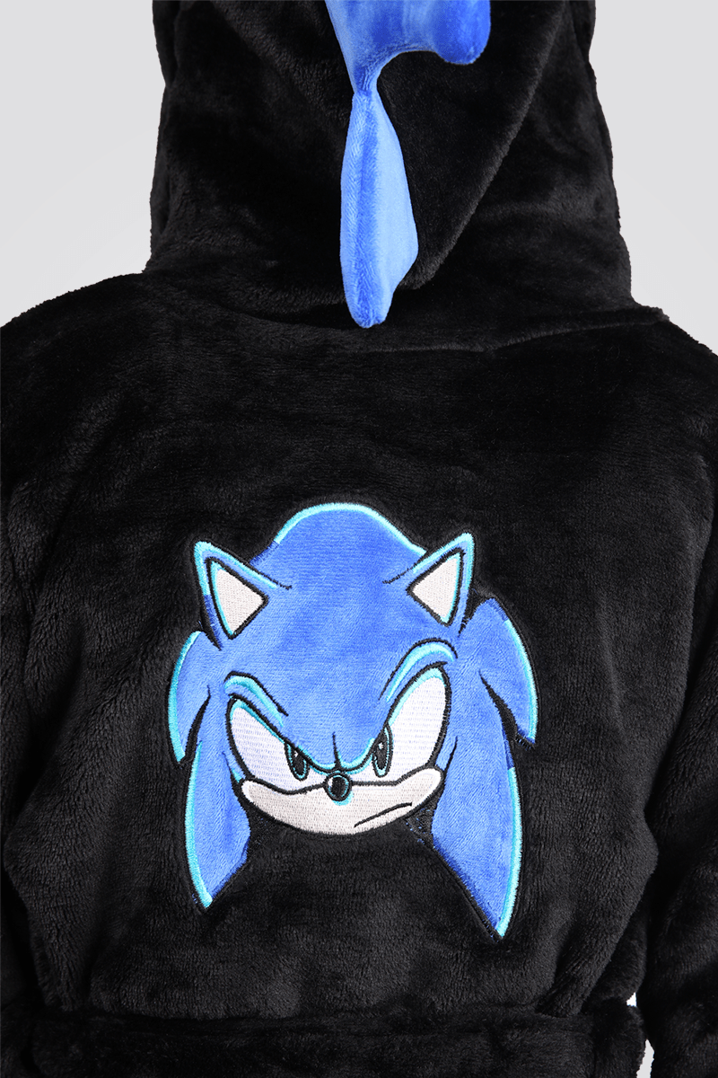 DELTA - חלוק לילדים סוניק בצבע שחור - MASHBIR//365