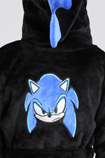 DELTA - חלוק לילדים סוניק בצבע שחור - MASHBIR//365