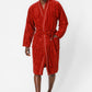 KENNETH COLE - חלוק מגבת אריגת פסים בצבע אדום - MASHBIR//365 - 2