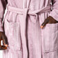 KENNETH COLE - חלוק מגבת אריגת פסים בצבע ורוד - MASHBIR//365 - 3