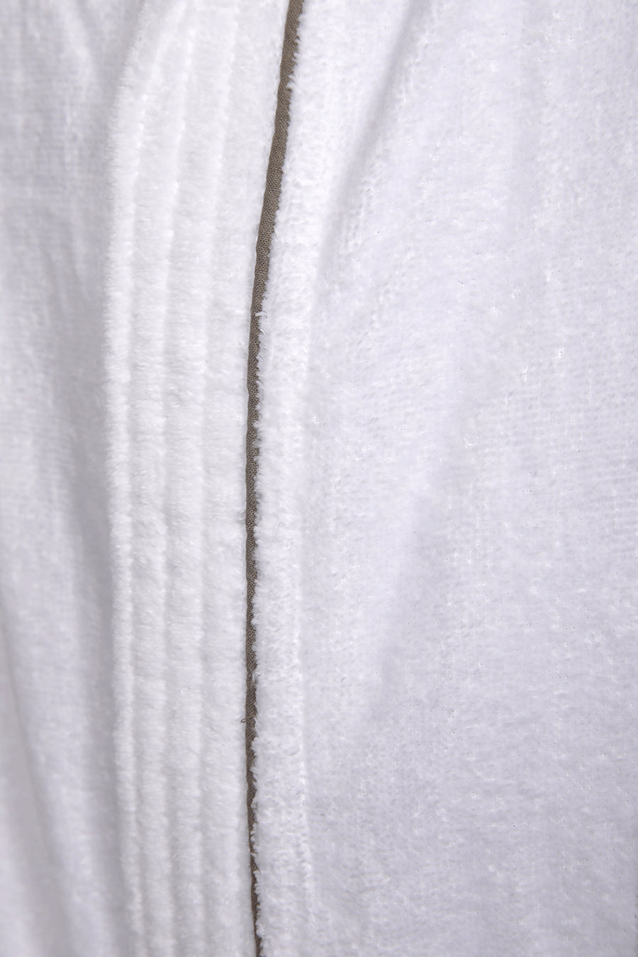 KENNETH COLE - חלוק מגבת עם כובע בצבע לבן - MASHBIR//365