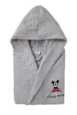 HOMESTYLE - חלוק רחצה לילדים 8-10 מיני מאוס בצבע אפור - MASHBIR//365