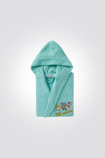 HOMESTYLE - חלוק רחצה לילדים יחידת החילוץ 8-10 בצבע טורקיז - MASHBIR//365