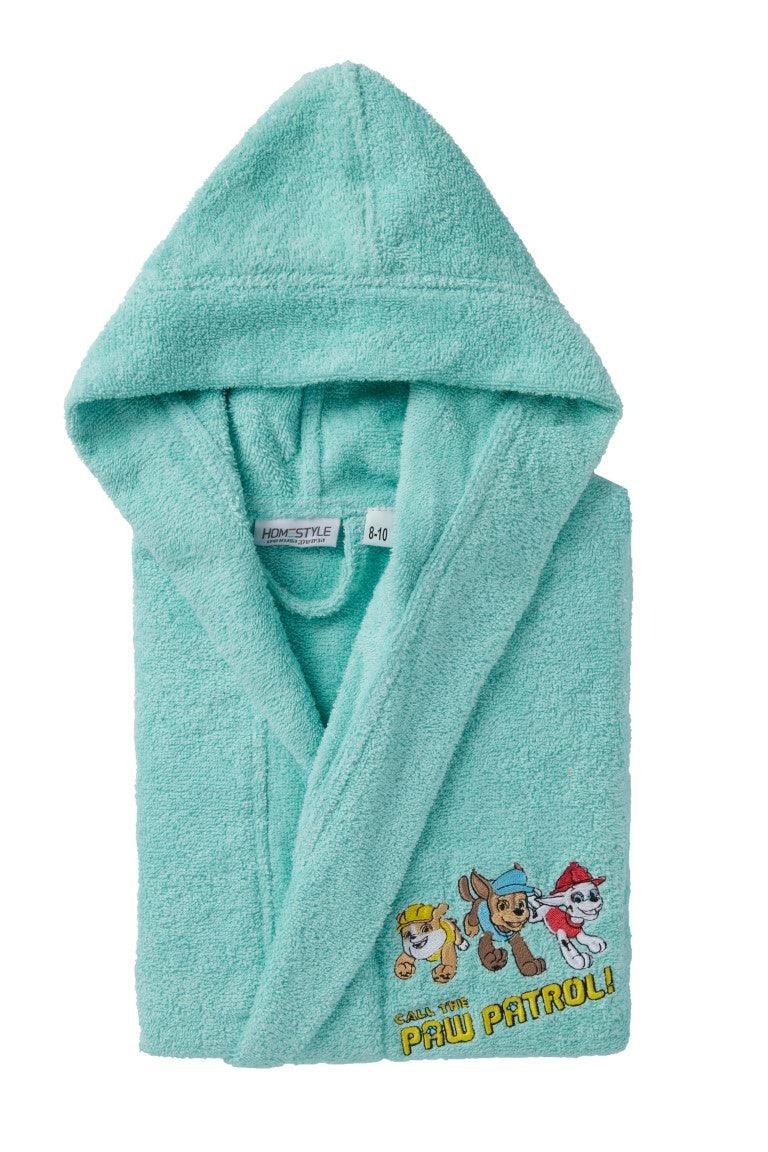 HOMESTYLE - חלוק רחצה לילדים יחידת החילוץ 8-10 בצבע טורקיז - MASHBIR//365