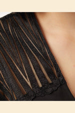 ETAM - חלוק סאטן EXQUISE שחור - MASHBIR//365