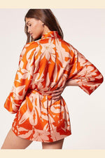 ETAM - חלוק סאטן MAJA הדפס פרחים - MASHBIR//365