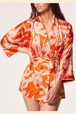 ETAM - חלוק סאטן MAJA הדפס פרחים - MASHBIR//365