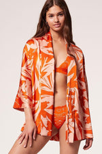 ETAM - חלוק סאטן MAJA הדפס פרחים - MASHBIR//365