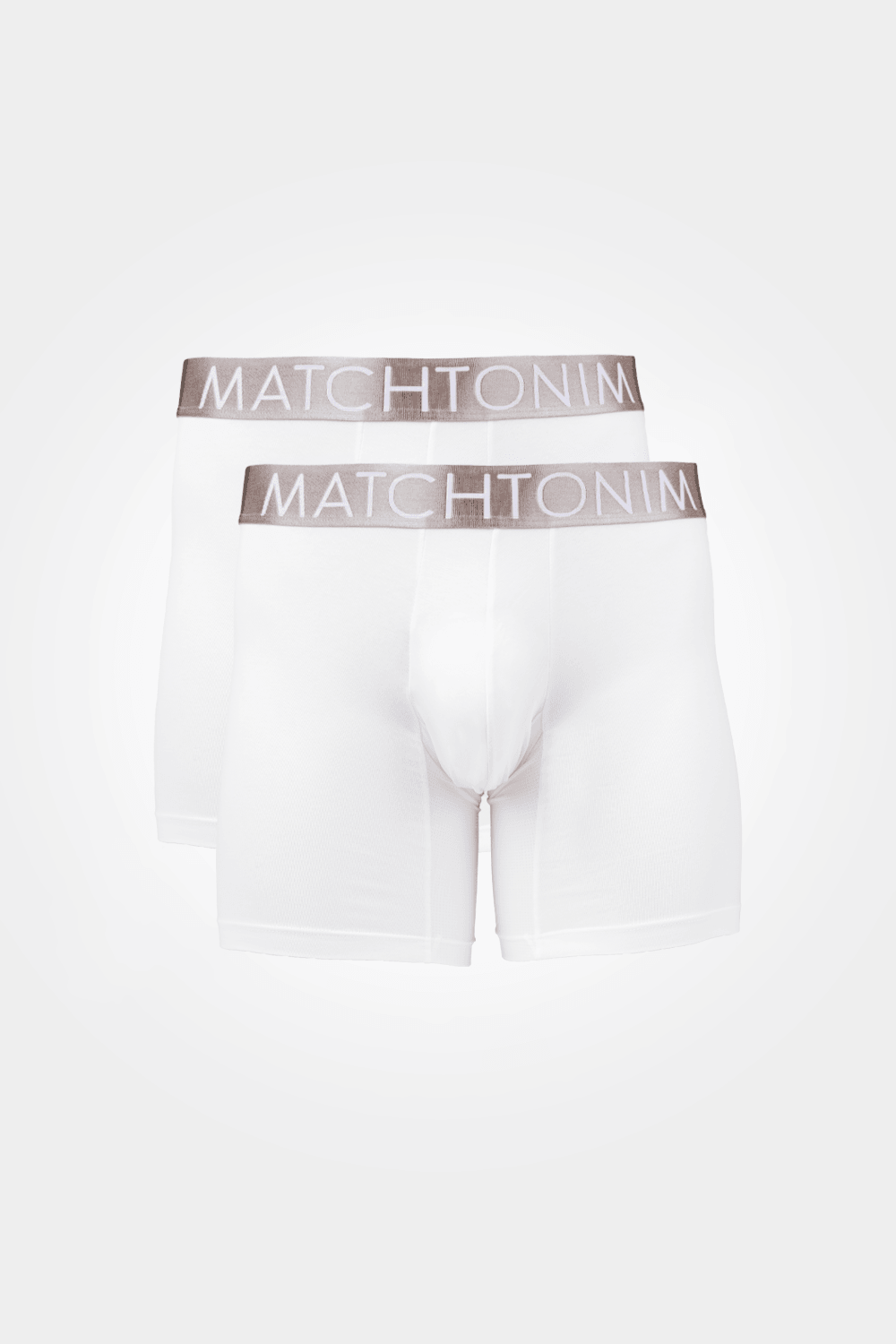 DELTA - מארז 2 בוקסרים ארוכים D-POUCH בצבע לבן - MASHBIR//365