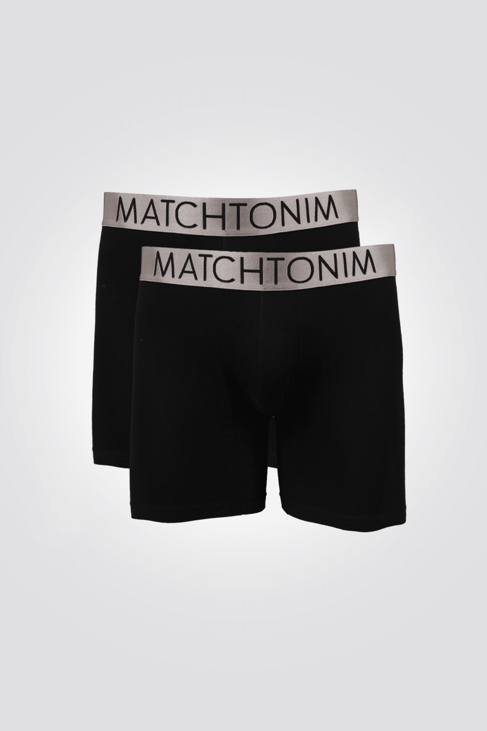 DELTA - מארז 2 בוקסרים ארוכים D-POUCH בצבע שחור - MASHBIR//365