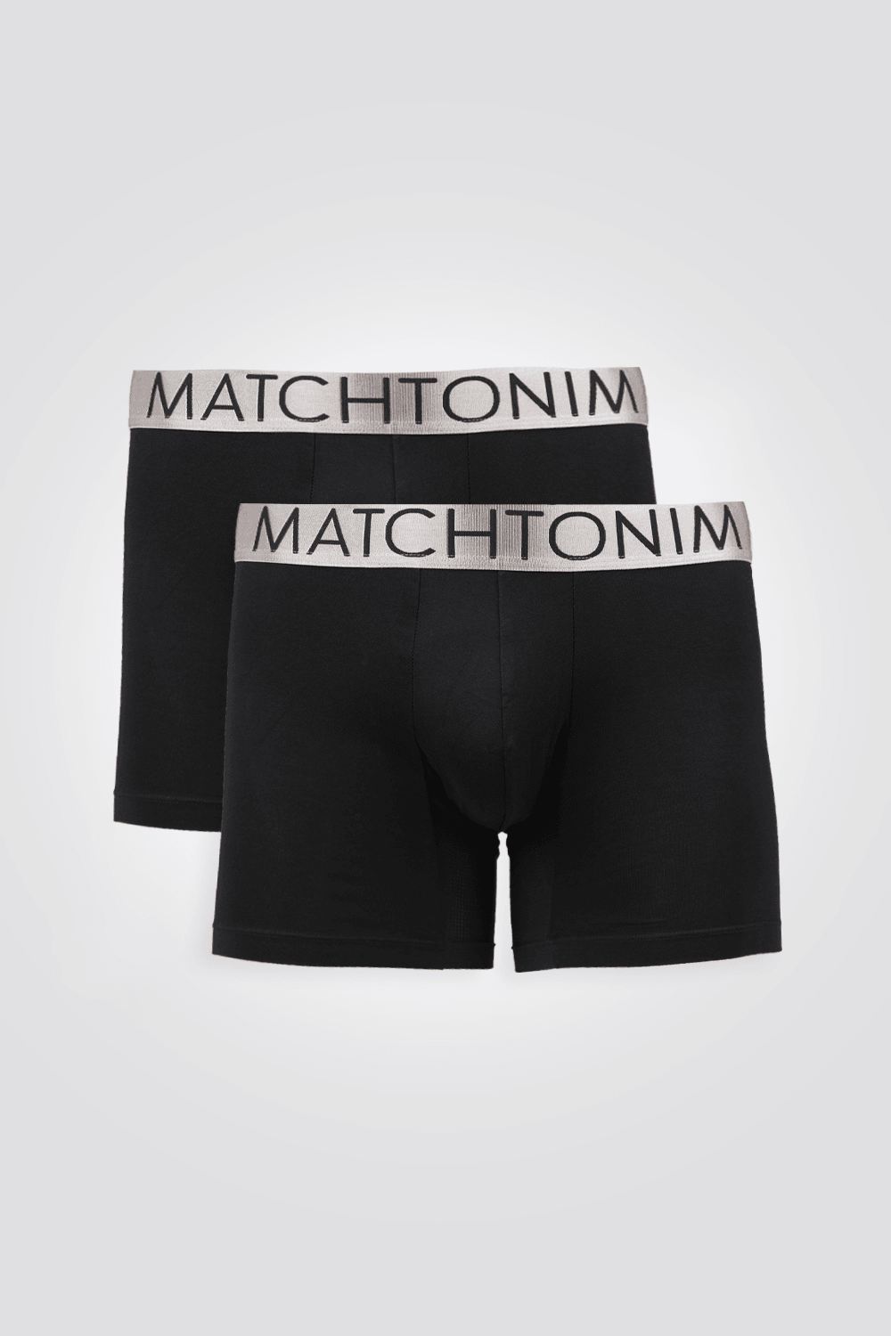 DELTA - מארז 2 בוקסרים קצרים D-POUCH בצבע שחור - MASHBIR//365