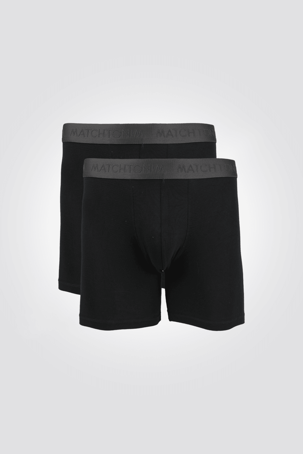 DELTA - מארז 2 בוקסרים צמודים ארוכים COTTON STRETCH שחור - MASHBIR//365