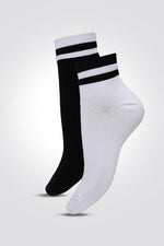 DELTA - מארז 2 גרבי רבע MONOCHROME PACK - MASHBIR//365