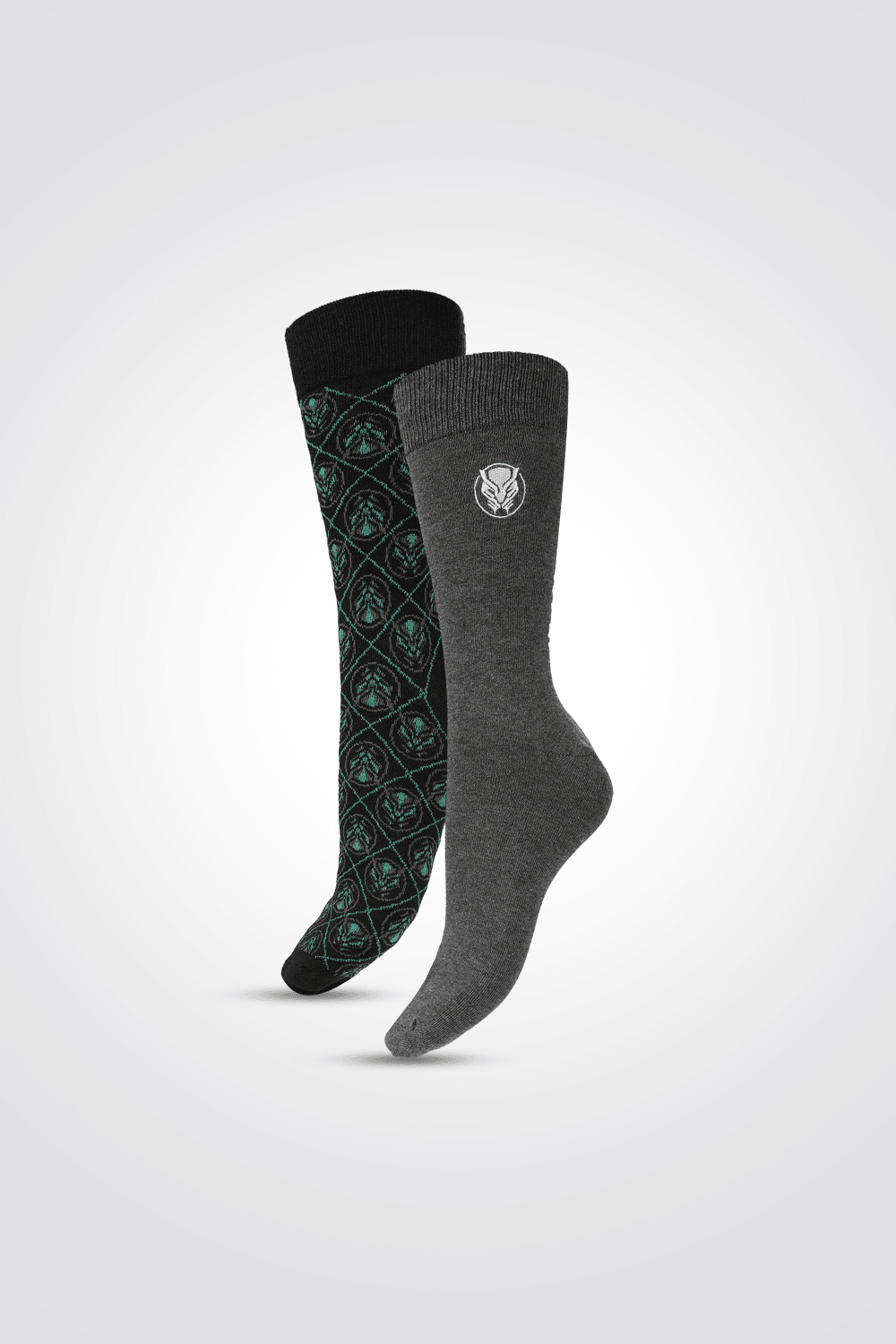 DELTA - מארז 2 גרביים אורך רגיל BLACK PANTHER - MASHBIR//365