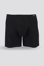 DELTA - מארז 2 תחתוני בוקסר ארוכים COTTON STRETCH שחור - MASHBIR//365