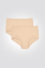 DELTA - מארז 2 תחתוני מקסי LACE TOUCH בצבע ניוד - MASHBIR//365