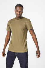 KENNETH COLE - מארז 2 חולצות בייסיק קצרות לגברים בצבע ירוק זית - MASHBIR//365