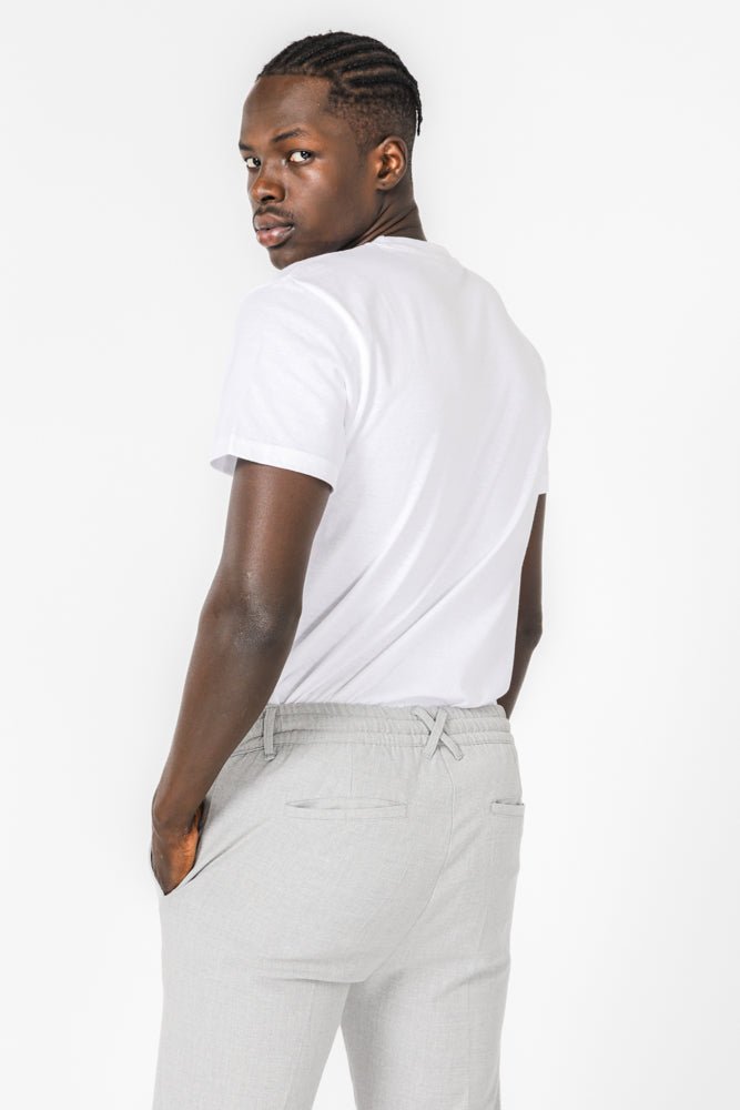 KENNETH COLE - מארז 2 חולצות בייסיק קצרות לגברים בצבע לבן - MASHBIR//365