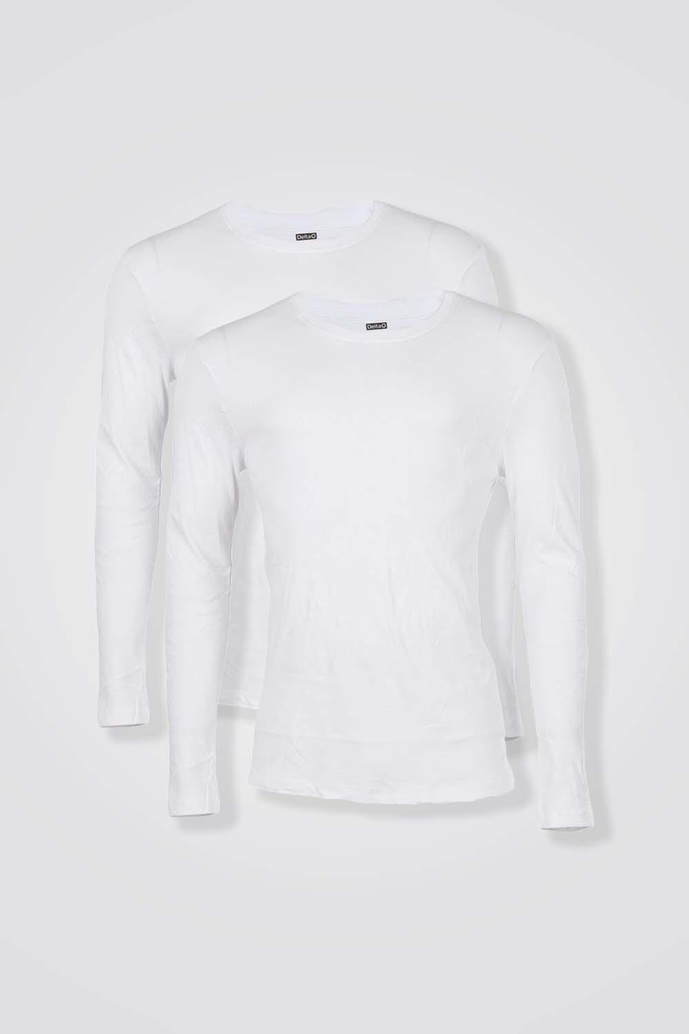 DELTA - מארז 2 חולצות שרוול ארוך לבן - MASHBIR//365