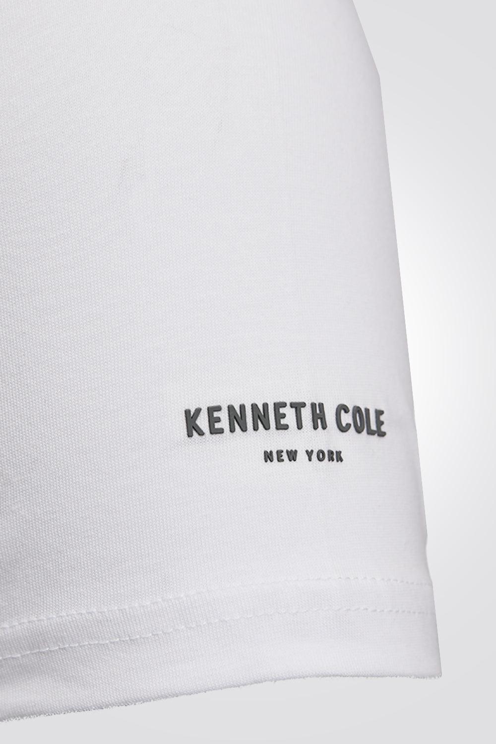 KENNETH COLE - מארז 2 חולצות צווארון עגול בצבע לבן - MASHBIR//365