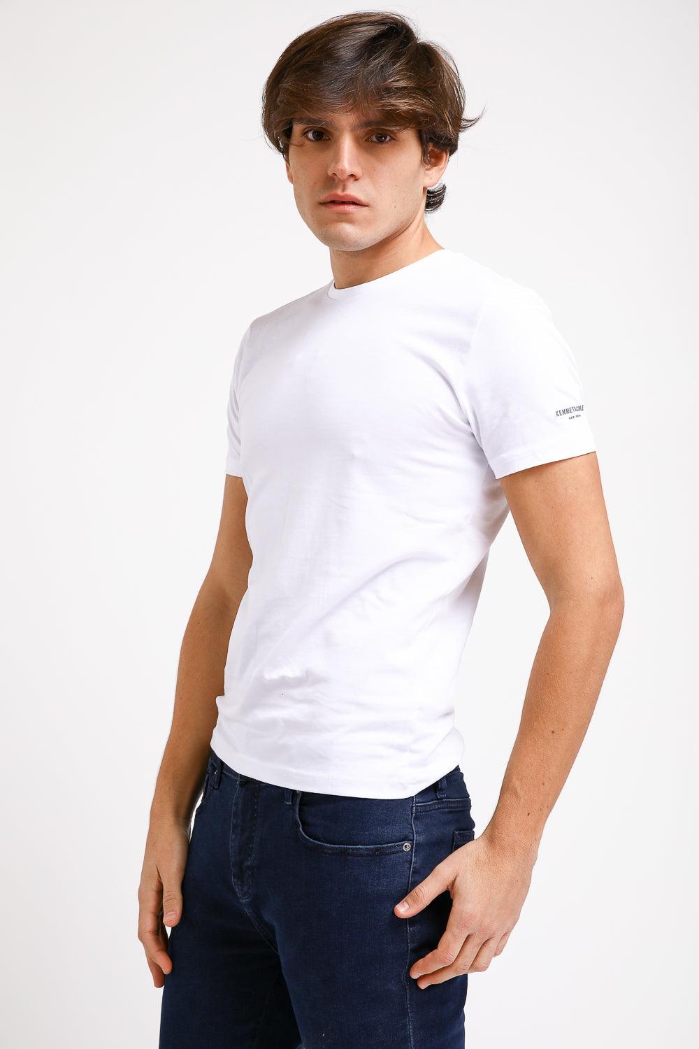 KENNETH COLE - מארז 2 חולצות צווארון עגול בצבע לבן - MASHBIR//365