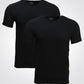 KENNETH COLE - מארז 2 חולצות צווארון עגול בצבע שחור - MASHBIR//365 - 4