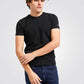 KENNETH COLE - מארז 2 חולצות צווארון עגול בצבע שחור - MASHBIR//365 - 1