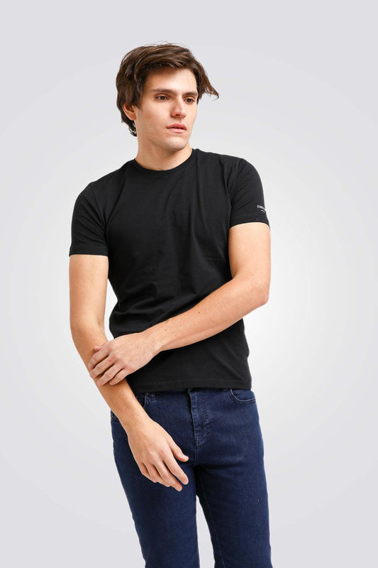 KENNETH COLE - מארז 2 חולצות צווארון עגול בצבע שחור - MASHBIR//365