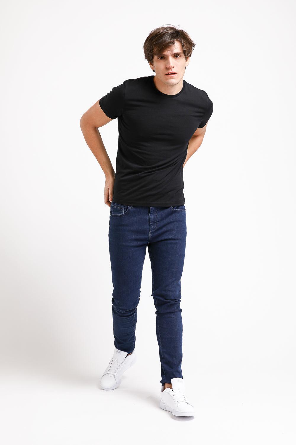 KENNETH COLE - מארז 2 חולצות צווארון עגול בצבע שחור - MASHBIR//365