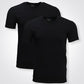 KENNETH COLE - מארז 2 חולצות צווארון V שחור - MASHBIR//365 - 4