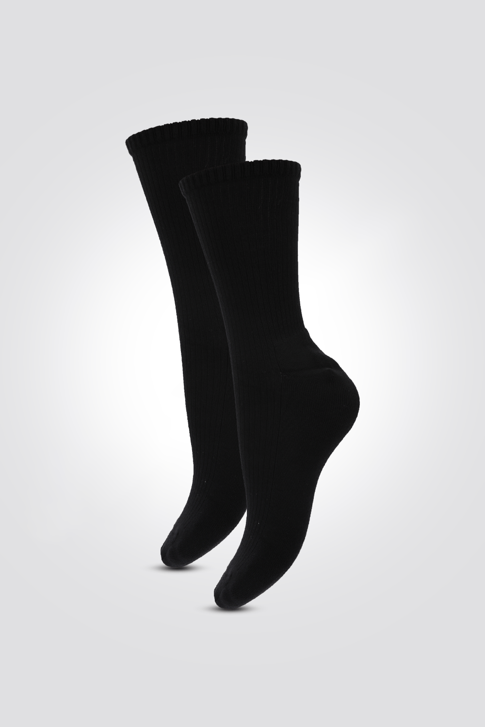 DELTA - מארז 2 זוגות גרביים באורך רגיל בצבע שחור - MASHBIR//365