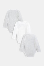 OBAIBI - מארז 3 בגדי גוף מעטפת שרוול ארוך - MASHBIR//365