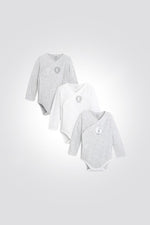 OBAIBI - מארז 3 בגדי גוף מעטפת שרוול ארוך - MASHBIR//365