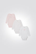 OBAIBI - מארז 3 בגדי גוף שרוול ארוך לתינוקות - MASHBIR//365