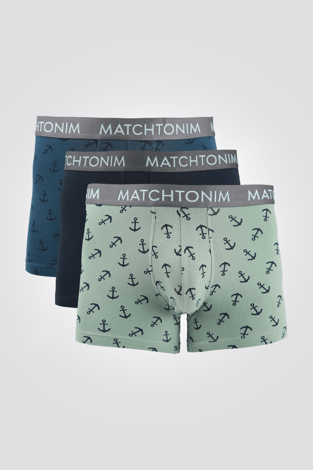 DELTA - מארז 3 בוקסרים צמודים SUMMER PACK עוגן - MASHBIR//365