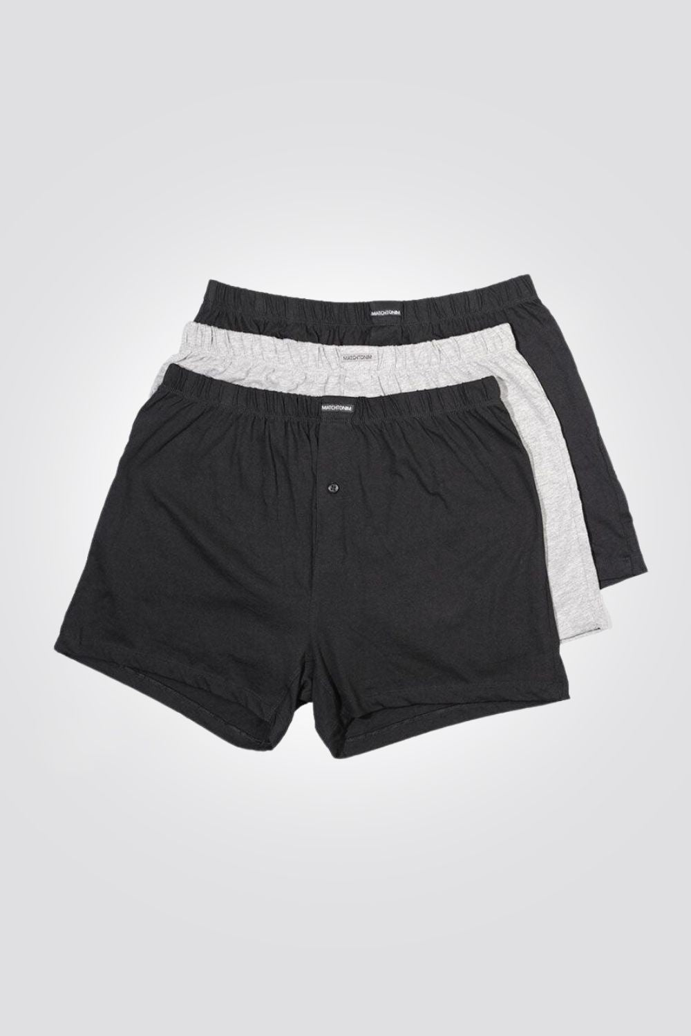 DELTA - מארז 3 בוקסרים רחבים שחור ולבן - MASHBIR//365