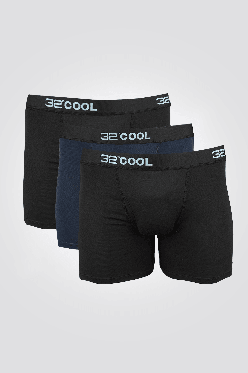 COOL 32 - מארז 3 בוקסרים כחול ושחור - MASHBIR//365