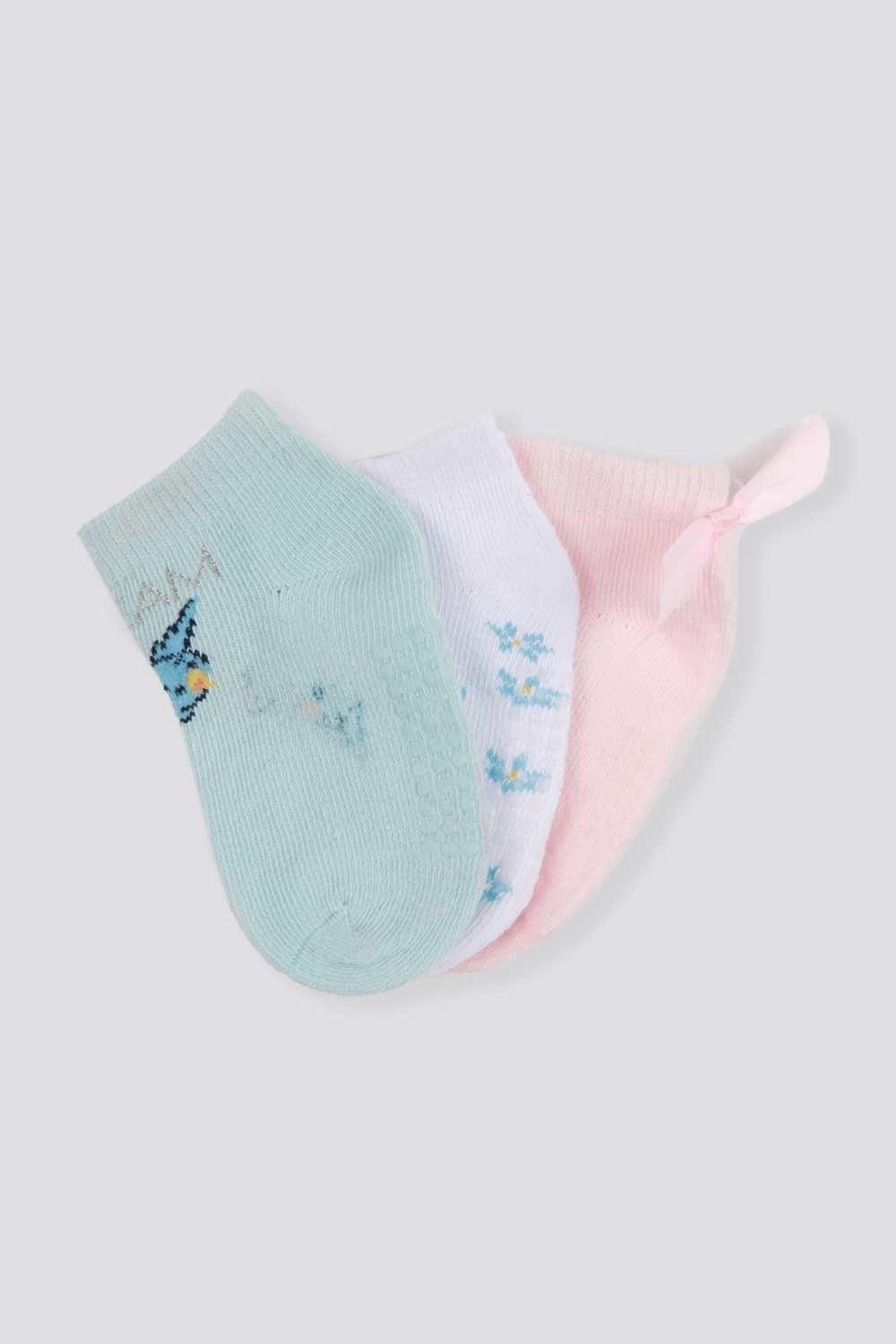 DELTA - מארז 3 גרביים BABY GIRL - MASHBIR//365