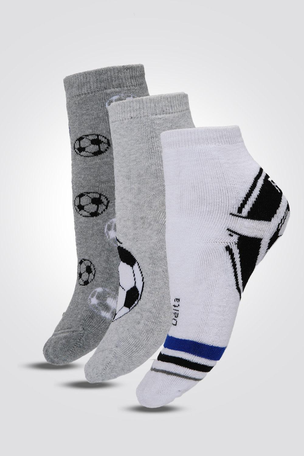 DELTA - מארז 3 גרביים באורך רגיל SOCCER PACK - MASHBIR//365