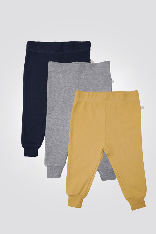 DELTA - מארז 3 מכנסיים ארוכים דקים לתינוקות - MASHBIR//365