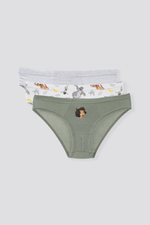 DELTA - מארז 3 תחתוני בריף לילדות JUNGLE BOOK - MASHBIR//365