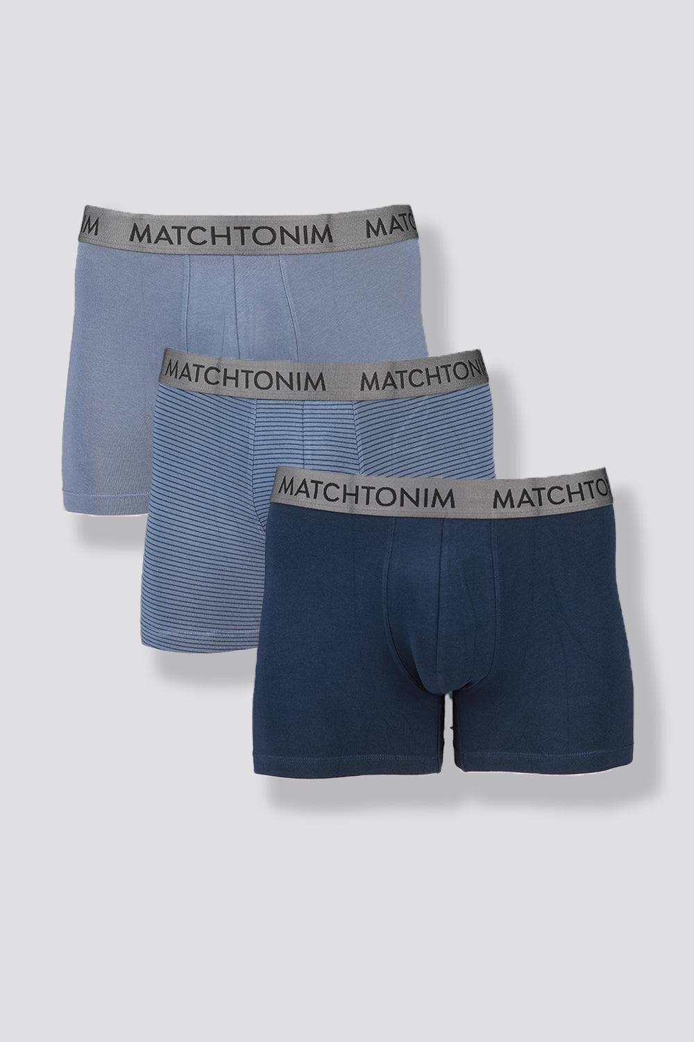 DELTA - מארז 3 תחתוני בוקסר COTTON STRETCH - MASHBIR//365