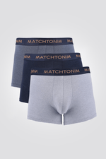 DELTA - מארז 3 תחתוני בוקסר צמודים לגבר - MASHBIR//365